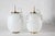 1960s Large China Pendants in Opaline Glass by Bent Karlby for Lyfa, 1960s, Set of 2 For Sale - Image 5 of 9