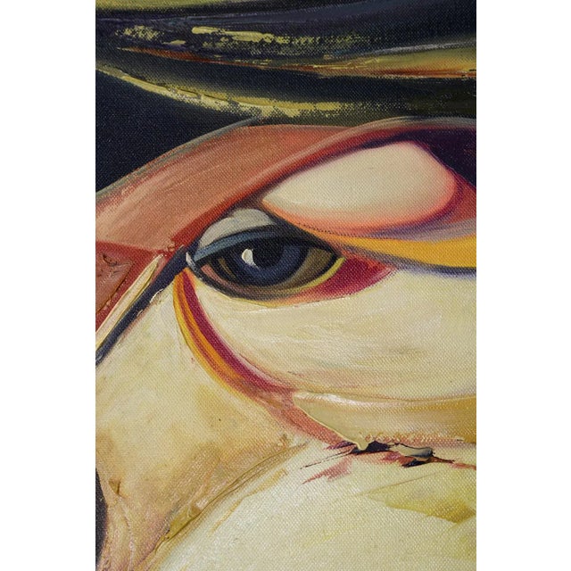 Early 21st Century L. Esposito, Moonlight Serenade, 2011, Oil on Canvas For Sale - Image 5 of 11