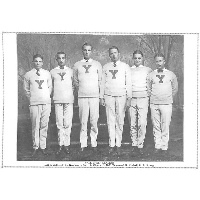 Official Souvenir Program of the Princeton-Yale Football Game Yale Bowl 1921 For Sale - Image 9 of 12