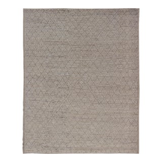 Modern Moroccan Rug in Wool by Keivan Woven Arts 10'5 X 13'10 For Sale
