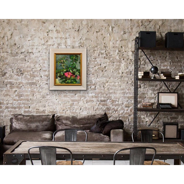 Diana Maxwell Armfield, Pink Primulas & Pot Plants Still Life, Oil Painting, 1970s For Sale - Image 11 of 18