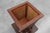 Brown Art Deco Geometric Square Oak Planters, France, 1930s, Set of 2 For Sale - Image 8 of 11