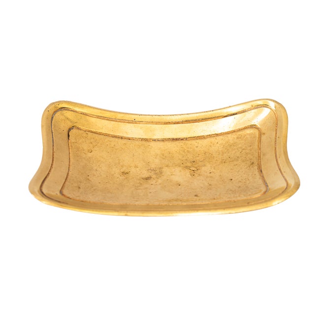 Vintage Art Deco Brass Ashtray, 1920s For Sale