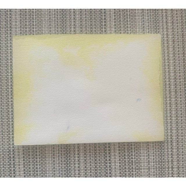 Traditional “Golden Finch” – Original 5x7 Watercolor Bird Painting by Nancy Smith For Sale - Image 3 of 3