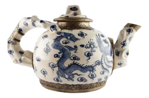 Oversize Dragon and Phoenix Teapot
