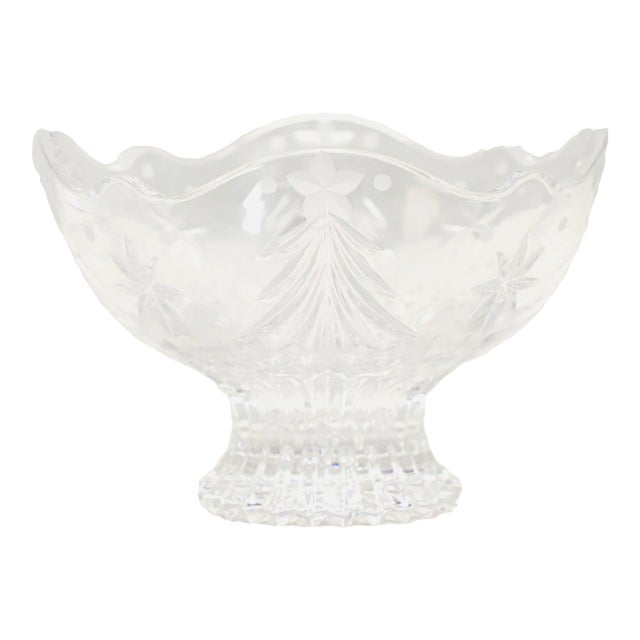 Waterford Crystal 6" Christmas Night Candy Dish For Sale