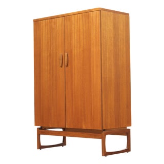 Mid Century G-Plan Quadrille Teak Cabinet / Armoire For Sale