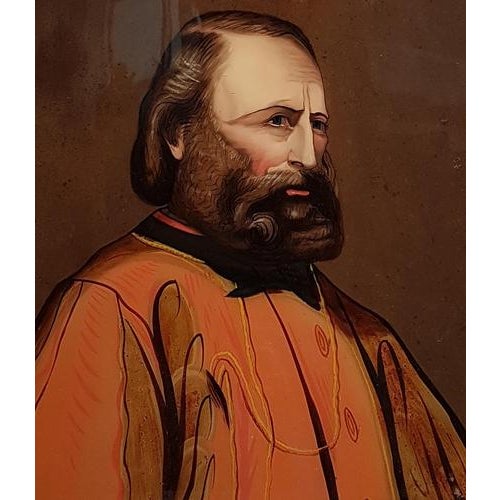 Unknown, Portrait of Giuseppe Garibaldi, Early 20th Century, Oil on Canvas For Sale - Image 3 of 4