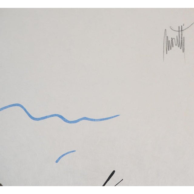 Modern Raymond Moretti and Jean Cocteau, The Earth and the Sun, Original Lithograph For Sale - Image 3 of 6