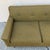Vintage Mid Century Modern Greenish Brown Tufted 82" Sofa Couch W/ Walnut Legs For Sale - Image 4 of 18