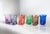 Stupendous set of water glasses: also perfect for Spritz: Six different Murano colors. A fantastic example of handcrafted...