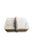 Classic Maitland Smith box of tessellated travertine and rose quartz over mahogany.