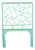 Tiffany Headboard Twin - Turquoise For Sale