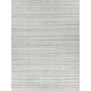 Exquisite Rugs Rossini Handmade Nylon & PET Yarn Silver Rug-12'X15' For Sale