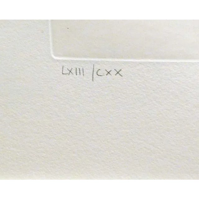 Impressionist Salvador Dali Le Portrait De La Fontaine Authentic Artwork Custom Framed HSigned For Sale - Image 3 of 6