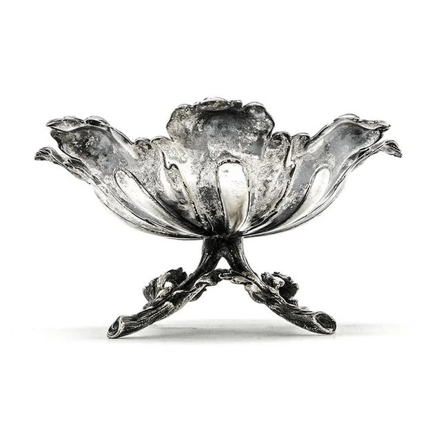 Silver German Art Nouveau Bowl, 1900s For Sale - Image 8 of 12