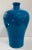 Modern Large Blue Glaze Porcelain Vases Pair For Sale - Image 3 of 5