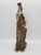 Wood Hand-Carved and Polychromed Wooden Folk Sculpture of the Virgin Mary with Child, Early 20th Century For Sale - Image 7 of 15