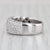 Silver 1.20ctw Pave Diamond Ring 14k White Gold Size 7.25 Wedding Anniversary Band For Sale - Image 8 of 8