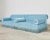 Metal George Smith Tufted Mohair Velvet Sectional Sofa For Sale - Image 7 of 12