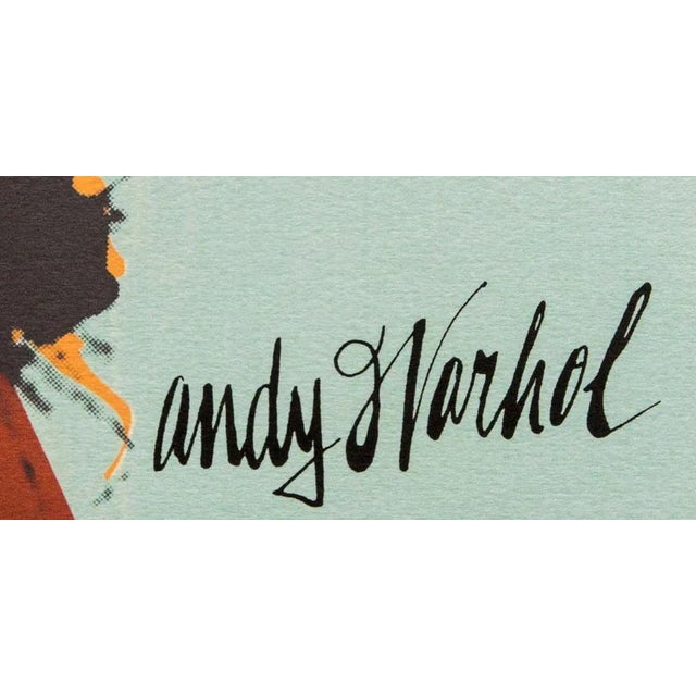 1986 Carnegie Museum of Art After Andy Warhol "Marilyn Monroe" Lithograph Portrait signed numbered print, stamp...