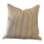 Pillow, Ian Mankin Ticking Stripe in Chocolate For Sale