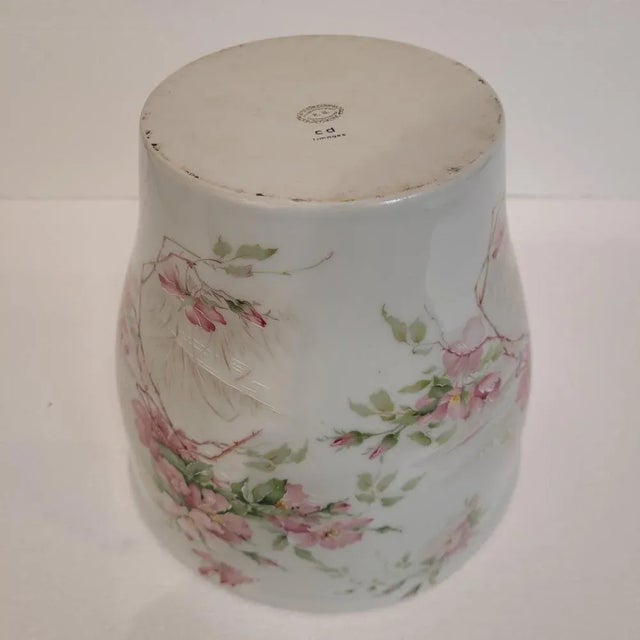 Floral Design Cache Pot from Limoges Porcelain, 1960s For Sale - Image 12 of 18