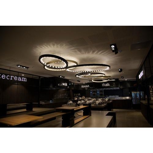 Aurora Medium Circular Champagne Pendant Lamp by JSPR For Sale - Image 4 of 18