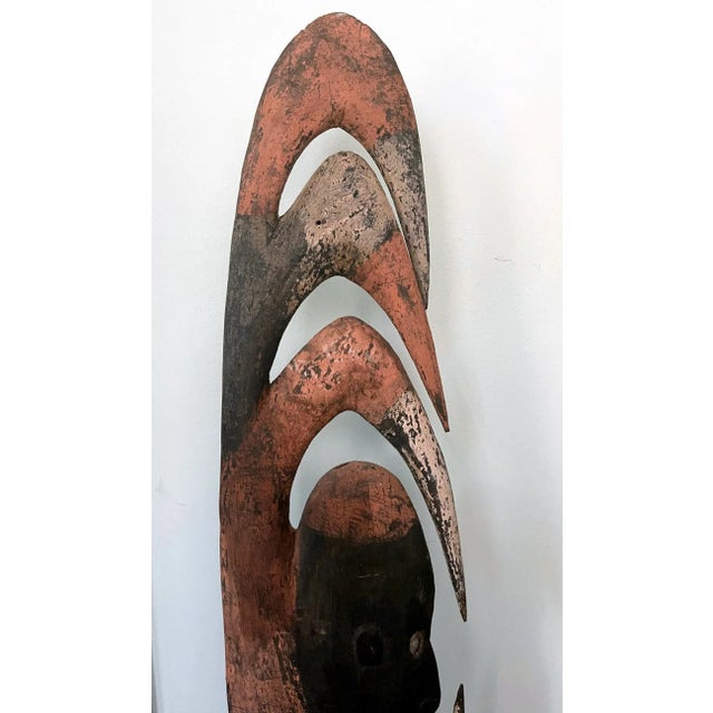 Papua New Guinea Carved Wood Yipwon Figure For Sale - Image 9 of 13