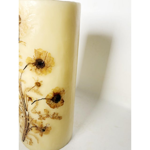 Cream Romantic Candle Lamp, France, 1970 For Sale - Image 8 of 14
