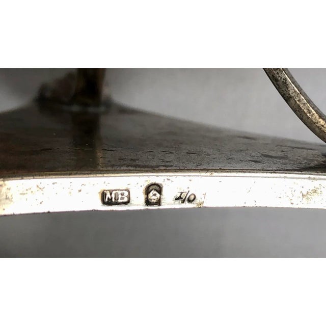 Antique Art Noveau Silver Urns - a Pair For Sale - Image 11 of 12