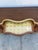 Mid 20th Century French Provincial Vanity Desk | Hollywood Regency Burl Walnut Marquetry & Gilt Bombe Dressing Table For Sale - Image 9 of 12