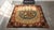 A Gray Background & Brown Border Color With Distinctive Folk Art Style Antique American Hooked Rug For Sale - Image 13 of 13