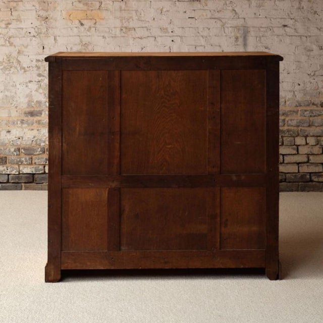Late 19th Century Late 19th Century French Oak Bank Office Filing Cabinet For Sale - Image 5 of 14