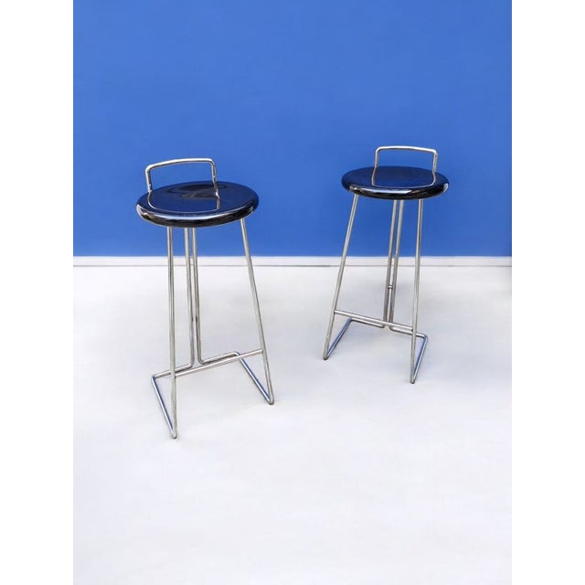 Set of High Stools by George Coslin for Dada, 1980s For Sale - Image 13 of 13
