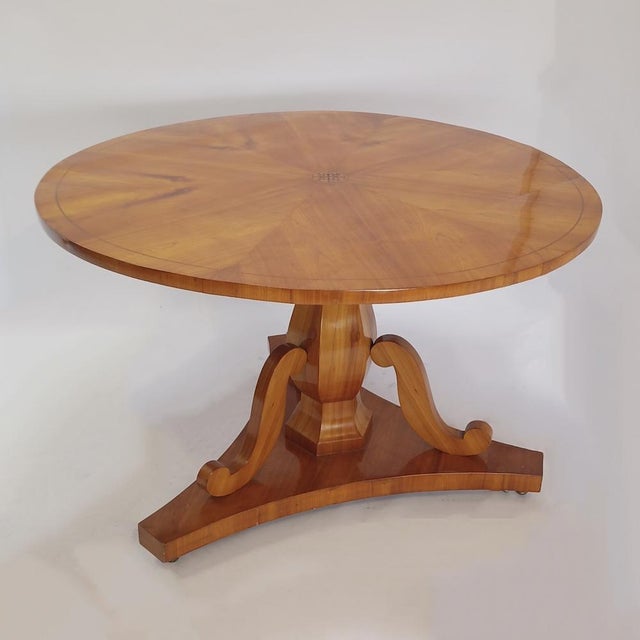 Biedermeier Salon Table in Cherry Tree, 1810s For Sale - Image 15 of 15