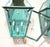 Turquoise Pair of Architectural Copper Lantern / Sconces Wall Hanging For Sale - Image 8 of 15