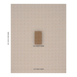 Schumacher Tazzie Performance Fabric In Gold For Sale