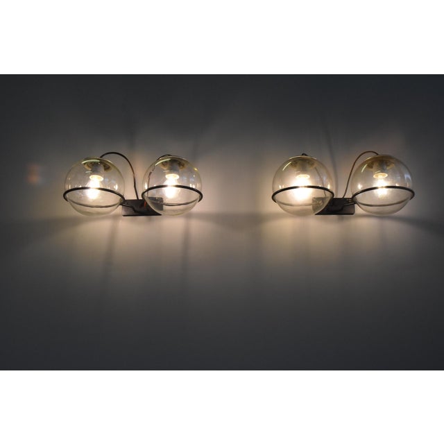 Model 238/2 Wall Lamps by Gino Sarfatti for Arteluce Italia, 1960s, Set of 2 For Sale - Image 10 of 16