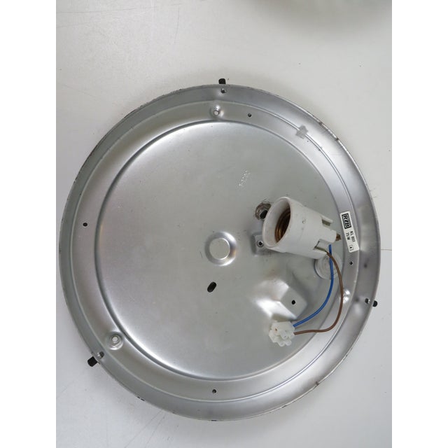 Mid-Century Modern Pressed Glass Ceiling Light from RZB, Germany, 1970s For Sale - Image 9 of 11