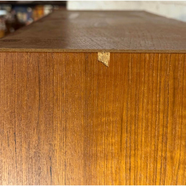 Mid-Century Danish Teak Veneer Bookcase For Sale - Image 15 of 15