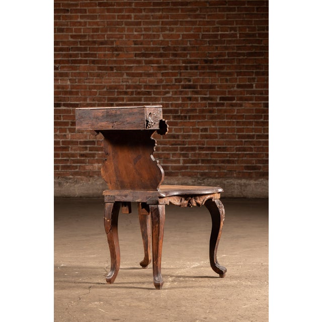 Wood 19th Century Black Forest Carved Walnut Valet Chair For Sale - Image 7 of 9