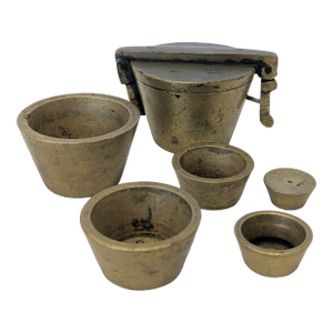 19th Century Brass Nesting Apothecary Weights