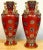 Mid 20th Century Chinese Red Cloisonné Zodiac Vases With Stands - a Pair For Sale - Image 9 of 13