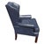 Elevate Your Living Space With This Exquisite Ethan Allen Genuine Leather Wingback Armchair For Sale In Raleigh - Image 6 of 7