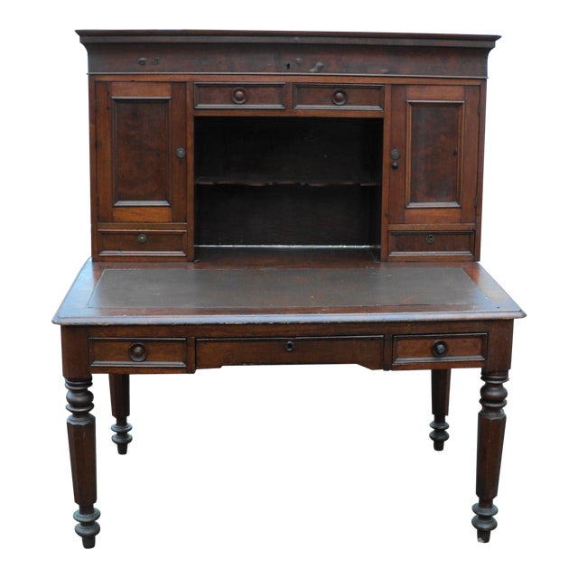 Antique Texas J. W. Hannig Railroad Station Desk Chairish