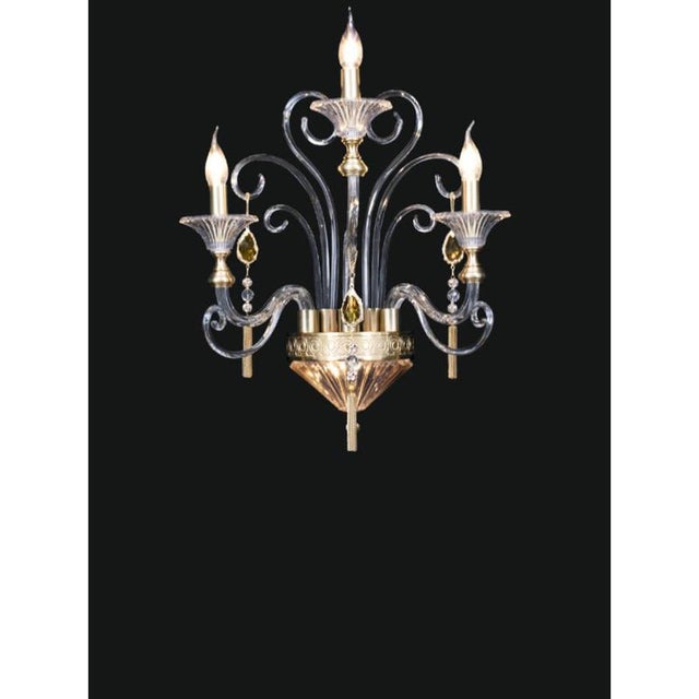 Collection dubai wall lamp, metal and crystal, nca 174 by jago dimensions: d 53 x h 60 cm. Materials: metal, crystal. Wall...