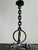 Brutalist Spanish Midcentury Wrought Iron Chain Candle Holder For Sale - Image 9 of 9
