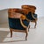 Pair of Biedermeier-Style Walnut Bergères, Italy, 2nd Half 19th Century For Sale - Image 4 of 8