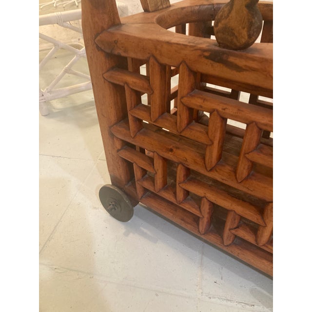 Tan Ming Dynasty Child’s Safety Chair For Sale - Image 8 of 10